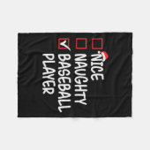 Mooie kerstkerstkerstkerstkerstlijstje voor honkba fleece deken (Voorkant (Horizontaal))