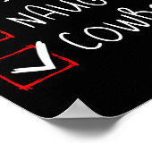 Mooie kerstkerstkerstlijst met Naughty Cowboy Rod Poster (Hoek)