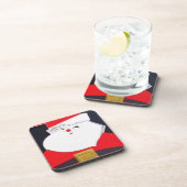 Mooie kerstkerstkerstman drankjes onderzetter (Rechterzijde)
