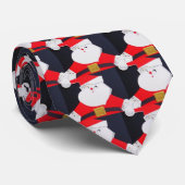 Mooie kerstkerstkerstman stropdas (Opgerold)