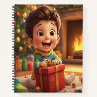 Mooie Kerstkind Cadeau Notebook Notitieboek