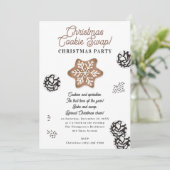 Mooie Kerstkoekjes Kerstbacken Kerstkoekjesruil Kaart (Staand voorkant)