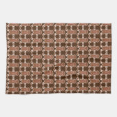 Mooie kerstkoekjes keukenhanddoek (Horizontaal)