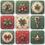Mooie kerstkoekjes sticker (Voorkant)