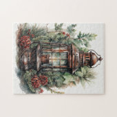 Mooie Kerstlantaarn Legpuzzel (Horizontaal)