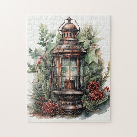 Mooie Kerstlantaarn Legpuzzel (Verticaal)