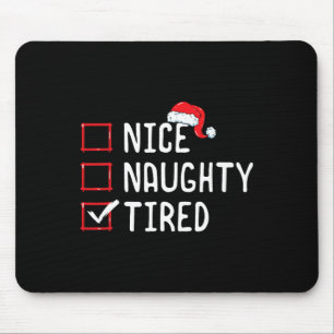 Mooie kerstlijst voor onaughty muismat