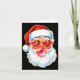 Mooie Kerstman Bubble Gum Voor Vrouwen Tiener Meis Kaart