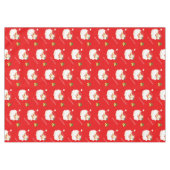 Mooie kerstman en rode cellen tafelkleed (Voorkant (Horizontaal))