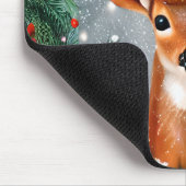 Mooie kerstman muismat (Hoek)