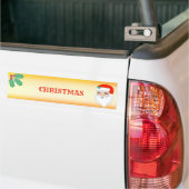 Mooie Kerstman Sinterklaas Bumpersticker (Op Truck)