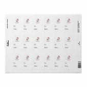 Mooie Kerstmis! Cadeaulabel Etiket (Full Sheet)