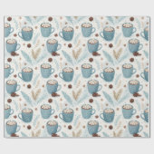 Mooie Kerstmis Cadeaupapier (Vlak)