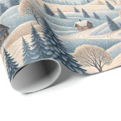 Mooie Kerstmis Cadeaupapier (Rol Hoek)