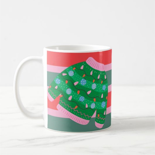 Mooie Kerstmis Horrortrui Mok (Links)