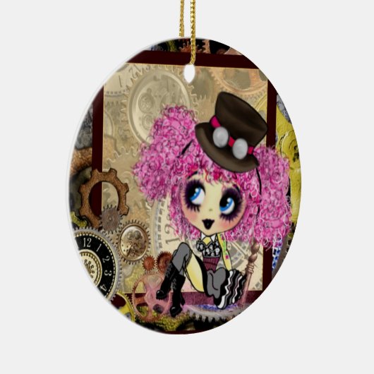 Mooie Kerstmis Keramisch Ornament (Rechts)