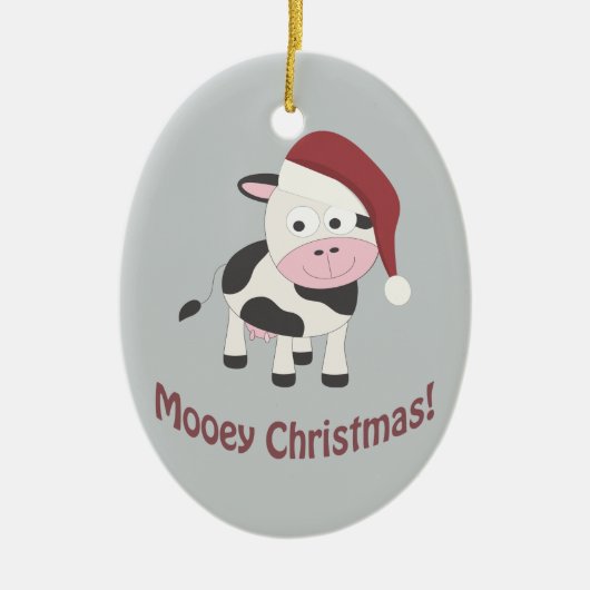 Mooie Kerstmis! Keramisch Ornament (Voorkant)