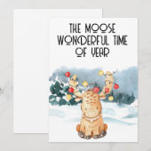 Mooie Kerstmis Kerstman Feestdagenkaart (Voorkant / Achterkant)