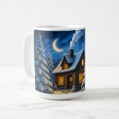 Mooie Kerstmis Koffiemok (Voorkant links)