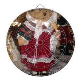 Mooie Kerstmis met liefde heeft een mooie dag en Dartbord (Voorkant)