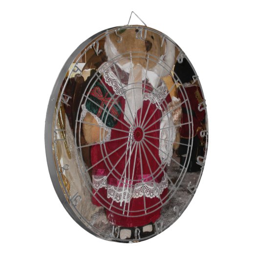 Mooie Kerstmis met liefde heeft een mooie dag en Dartbord (Voorkant Links)