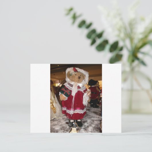 Mooie Kerstmis met liefde heeft een mooie dag en Feestdagenkaart (Staand voorkant)