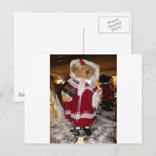 Mooie Kerstmis met liefde heeft een mooie dag en Feestdagenkaart (Voorkant / Achterkant)