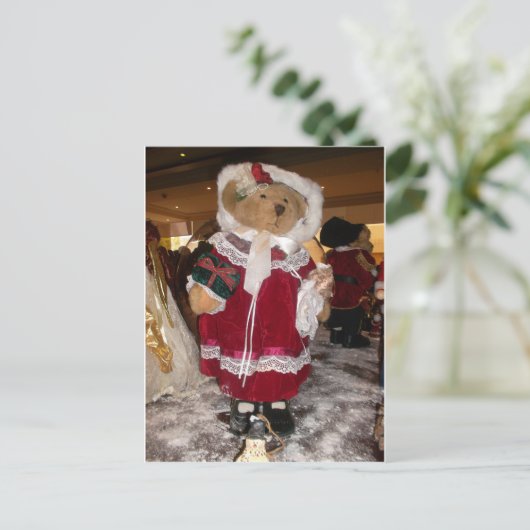 Mooie Kerstmis met liefde heeft een mooie dag en Feestdagenkaart (Staand voorkant)