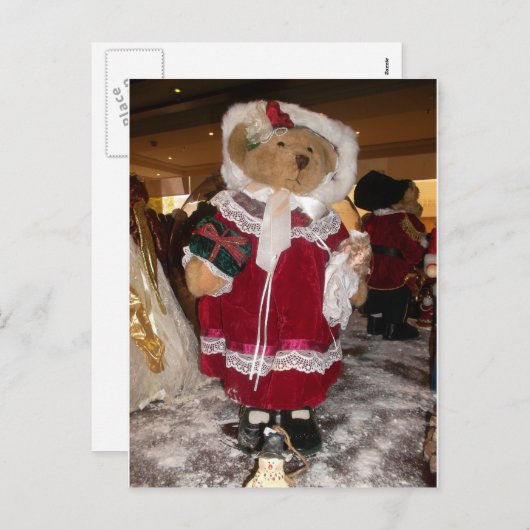 Mooie Kerstmis met liefde heeft een mooie dag en Feestdagenkaart (Voorkant / Achterkant)