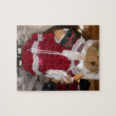 Mooie Kerstmis met liefde heeft een mooie dag en Legpuzzel (Horizontaal)