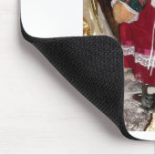 Mooie Kerstmis met liefde heeft een mooie dag en Muismat (Hoek)