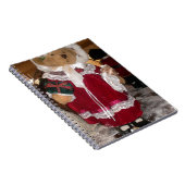 Mooie Kerstmis met liefde heeft een mooie dag en Notitieboek (Rechterzijde)