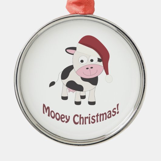 Mooie Kerstmis! Metalen Ornament (Voorkant)