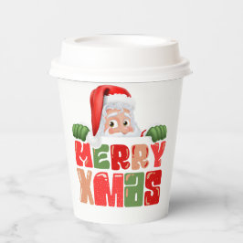 Mooie Kerstmis Papieren Bekers