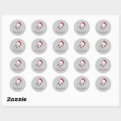 Mooie Kerstmis! Ronde Sticker (Vel)