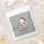 Mooie Kerstmis! Santa Koe Bedankzakje (Geknipt)