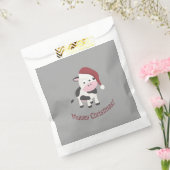 Mooie Kerstmis! Santa Koe Bedankzakje (Gezegeld)