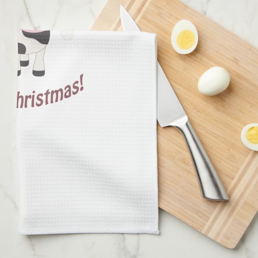 Mooie Kerstmis! Theedoek (Quarter Fold)