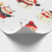 Mooie Kerstmis, Winterlandschap Cadeaupapier (Hoek)