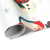 Mooie Kerstmis, Winterlandschap Cadeaupapier (Rol Hoek)