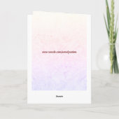 Mooie kerstmooie woorden kaart (Achterkant)