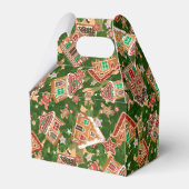 Mooie kerstontbijtbroden Groen Bedankdoosjes (Achterkant)