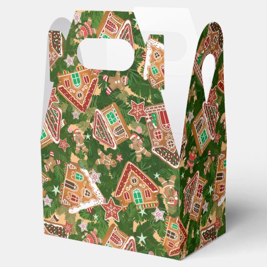 Mooie kerstontbijtbroden Groen Bedankdoosjes (Geopend)