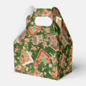 Mooie kerstontbijtbroden Groen Bedankdoosjes (Voorkant Zijde)