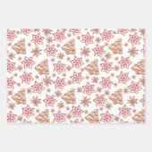 Mooie kerstpatronen voor Waterverf Inpakpapier Vel (Voorkant)