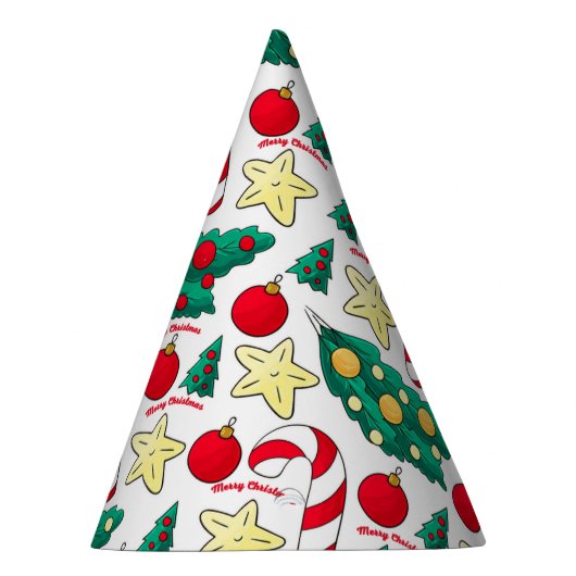 Mooie Kerstpatroon Feesthoed Feesthoedjes (Rechts)