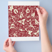 Mooie Kerstpatroon Flyer (Hand)