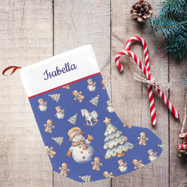 Mooie Kerstpatroon Kerstsok Kleine Kerstsok