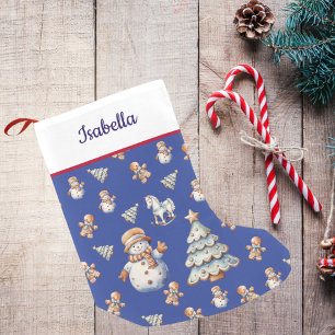 Mooie Kerstpatroon Kerstsok Kleine Kerstsok