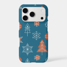 Mooie Kerstpatroon met ornamenten